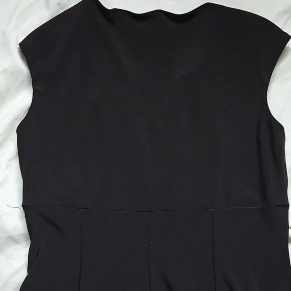 Lauren Ralph Lauren Fitted Black Dress, Size 10 - Picture 9 of 10